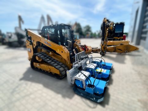 Dreifachrüttelplatte BPV 3H - Radladeranbau