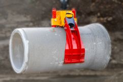 Rohrgreifer für den Kanalbau
